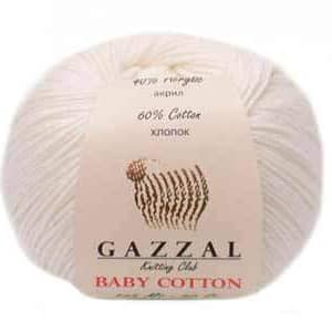 Gazzal Baby Cotton молочный (3410)+